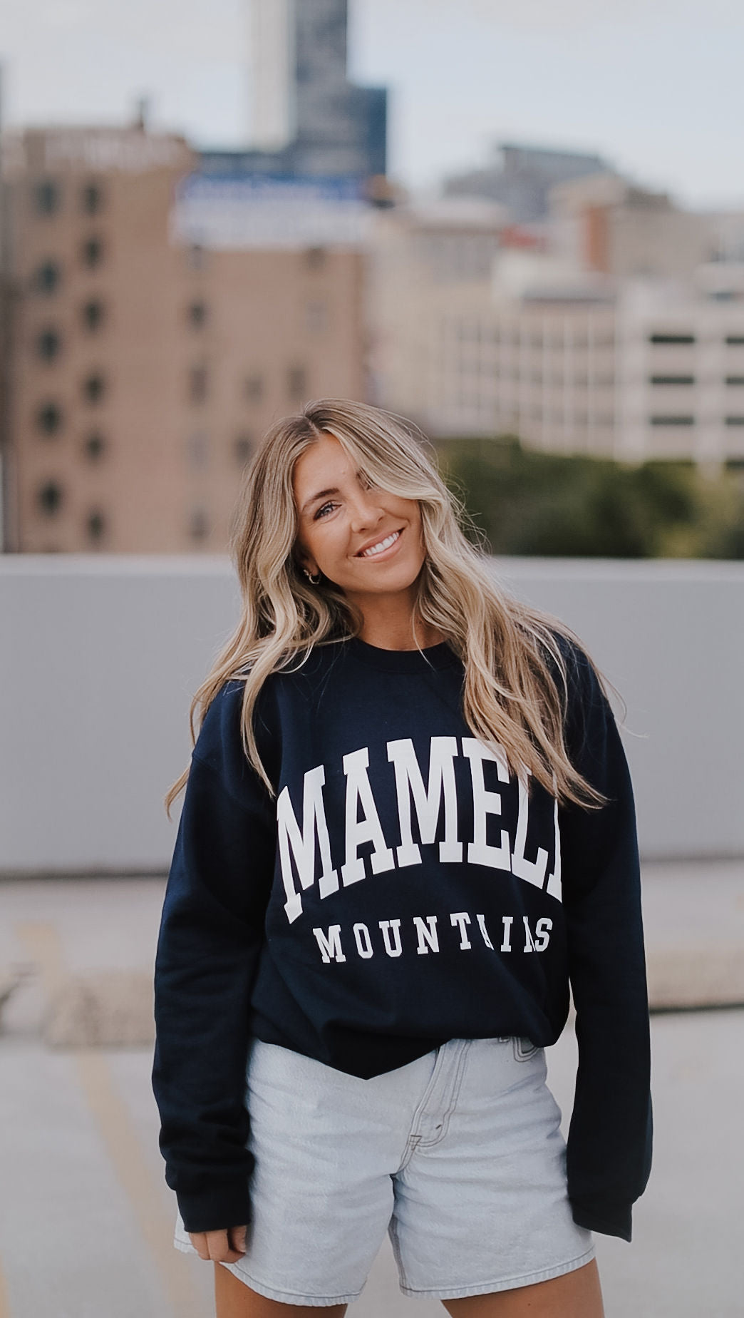 Navy Blue Crewneck