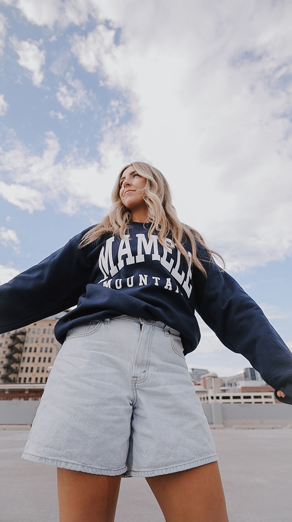 Navy Blue Crewneck
