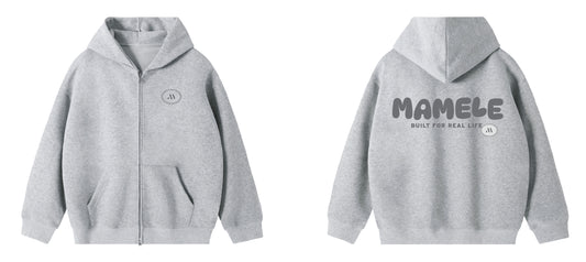 IPW Gray Mamele Zip-up